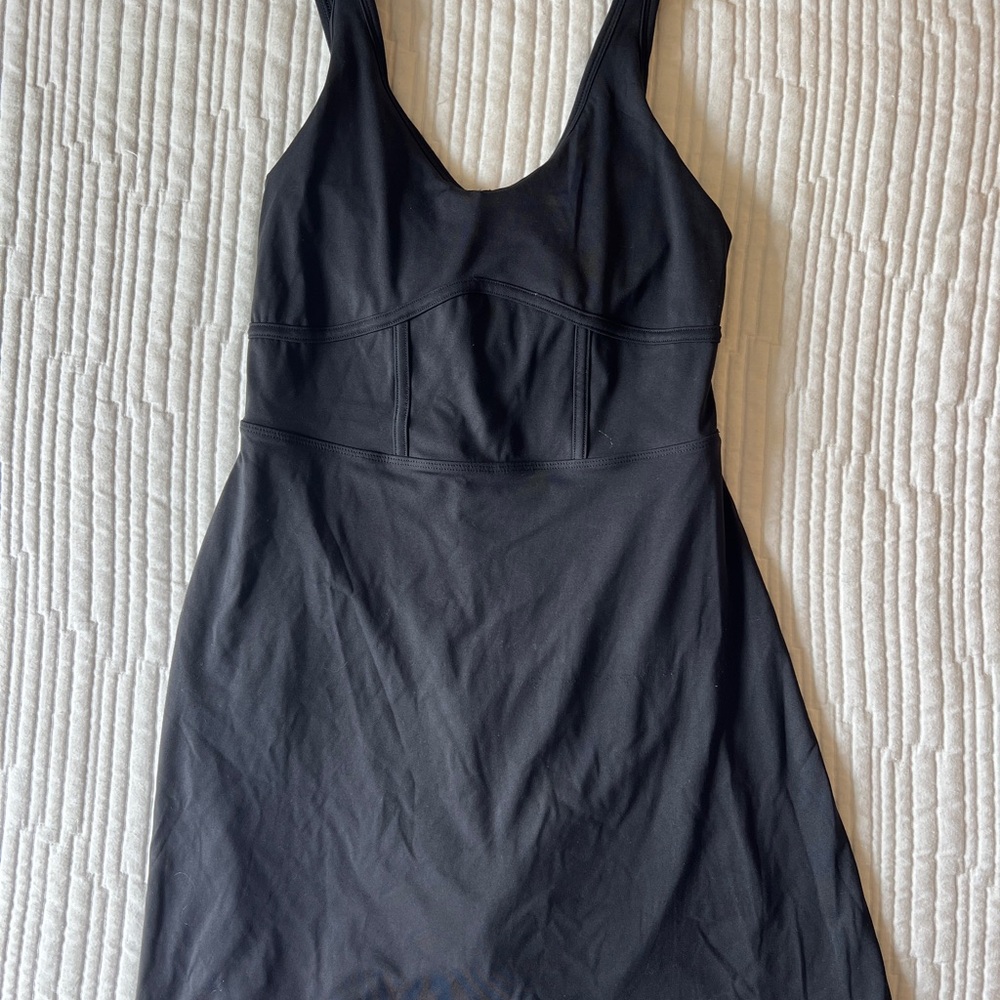 Gilly Hicks Black Sleeveless Scoop Neck Mini Sundress